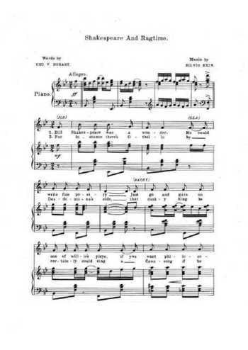 Shakespeare and Ragtime